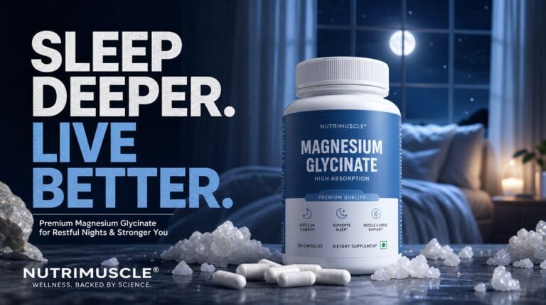 Magnesium glycinate supplement sleep night wellness
