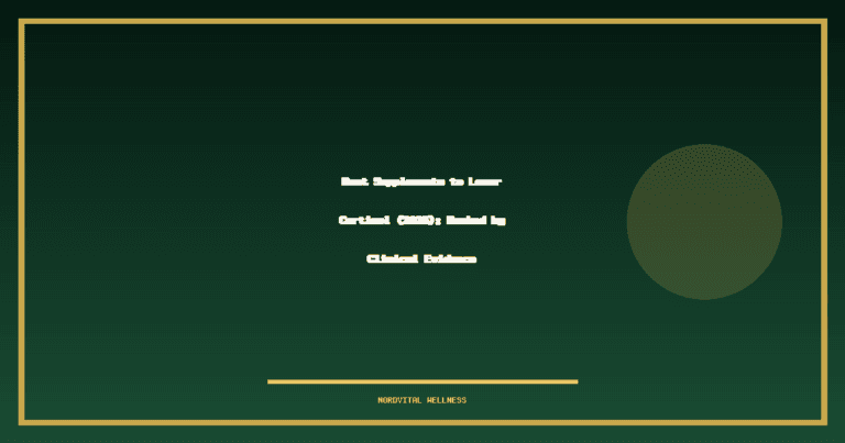 Best Supplements To Lower Cortisol (): Ranked By Clinical Evidence