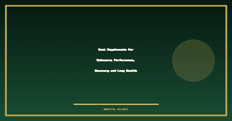 Best Supplements For Swimmers: Performance, Recovery And Lung Health ()