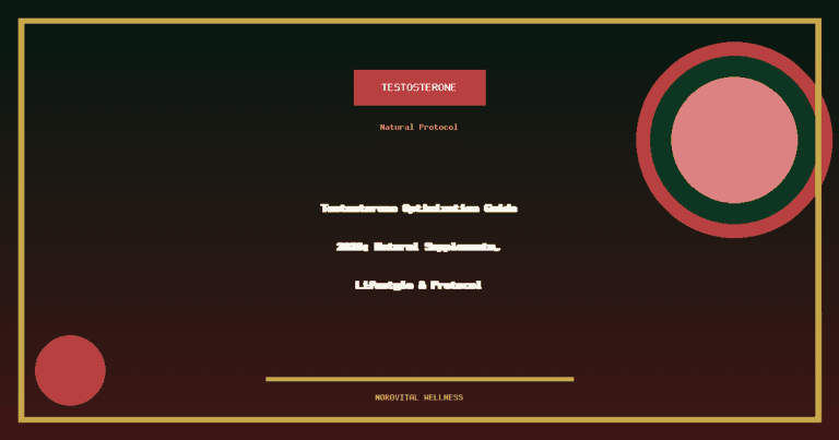 Testosterone Optimization Guide : Natural Supplements, Lifestyle & Protocol