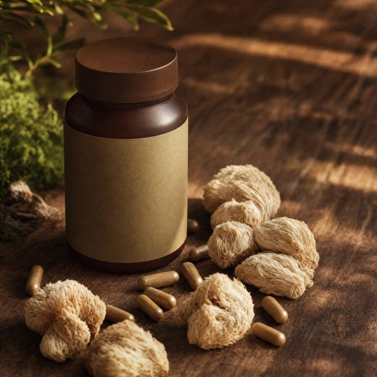 Host Defense Lion's Mane - editorial product photography