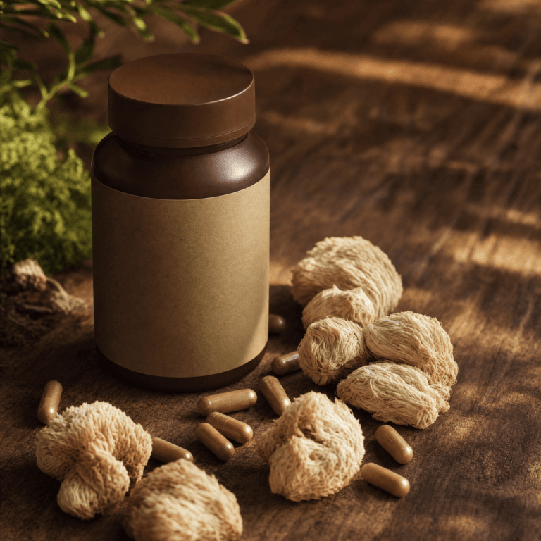 Host Defense Lion's Mane - editorial product photography