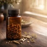 NOW Foods Ashwagandha Extract NOW Foods Ashwagandha Extract - editorial product photography